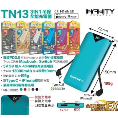 Infinity TN13 13000mAh 充電寶