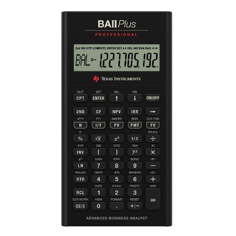 Texas Instruments BA II Plus Professional Financial Calculator